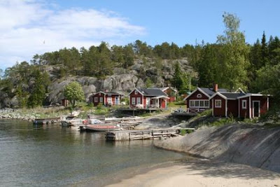 Lerviken, badplaats op zijn Zweeds