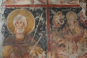 fragment van de fresco's