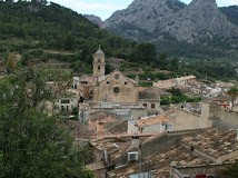 Uitzicht over het Tramuntana gebergte op Mallorca