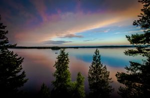 Meer Middernachtzon in de Finse Vuokatti. Foto Voigt Travel