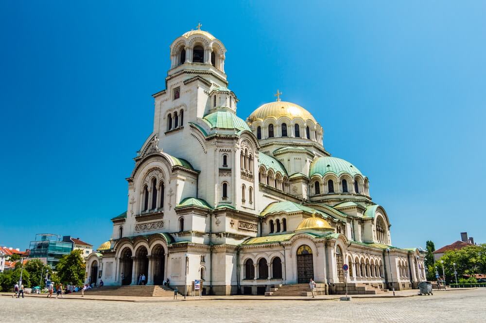 De Alexander Nevski Kathedraal in Sofia, de hoofdstad van Bulgarije