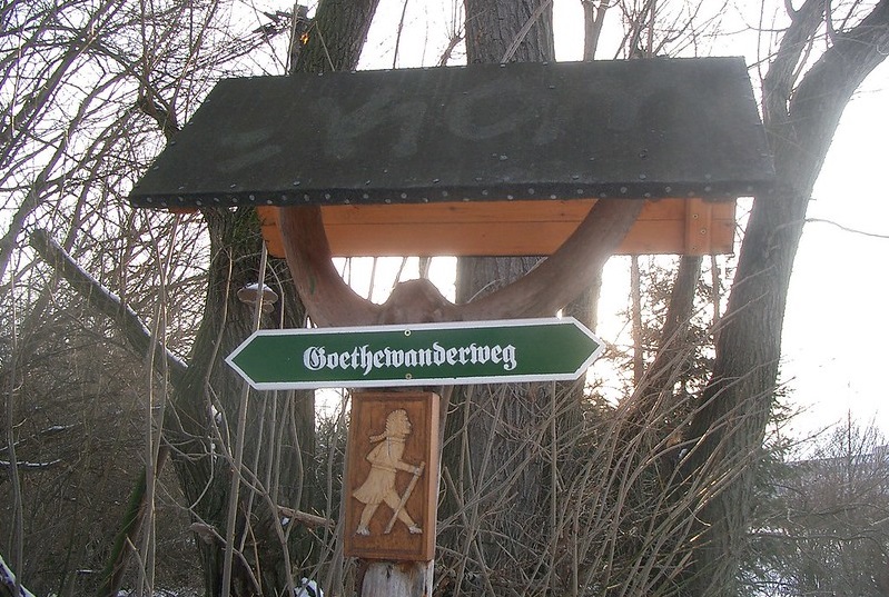 markering van de Goethewanderweg