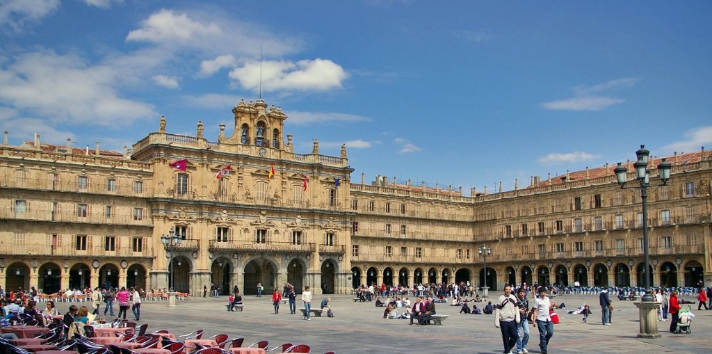 Het Plaza Mayor in Salamanca