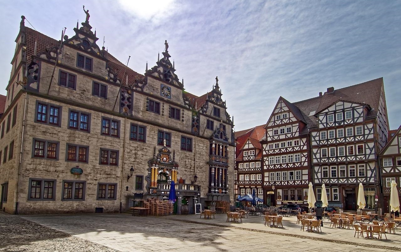 Marktplein van Hannoversch Münden